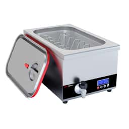 Sous-Vide-Garer - 24 Liter - 700 Watt - mit Ablasshahn & Deckel