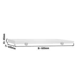 Schneideplatte für Arbeitstisch - 600x600mm - Weiß