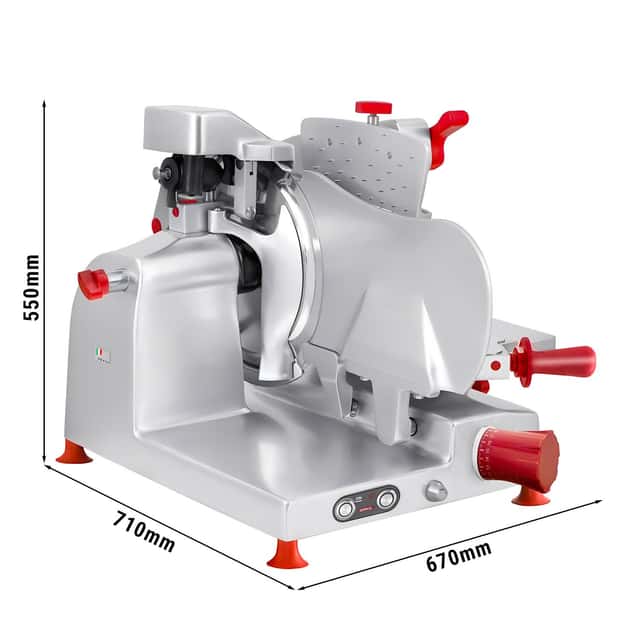 BERKEL | Aufschnittmaschine Domina als Senkrechtschneider - 300 Watt - Messer: Ø 350mm - Mit Einspannarm