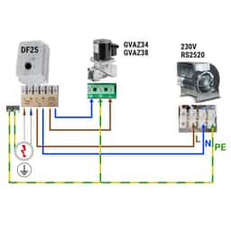 Radialventilator 2500 m³ pro Std. - für Airboxen