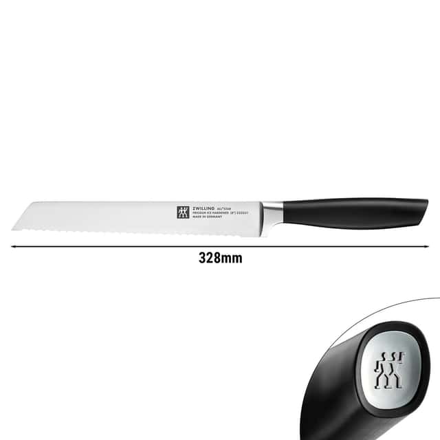 ZWILLING | ALL * STAR - Brotmesser - mit Wellenschliff - Klinge: 200mm - Silber