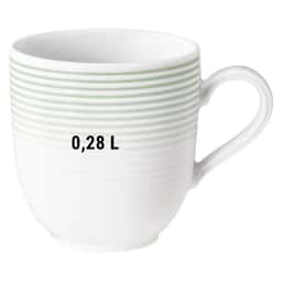 (6 pieces) Seltmann Weiden - mug with handle tulip - 0.28 liters