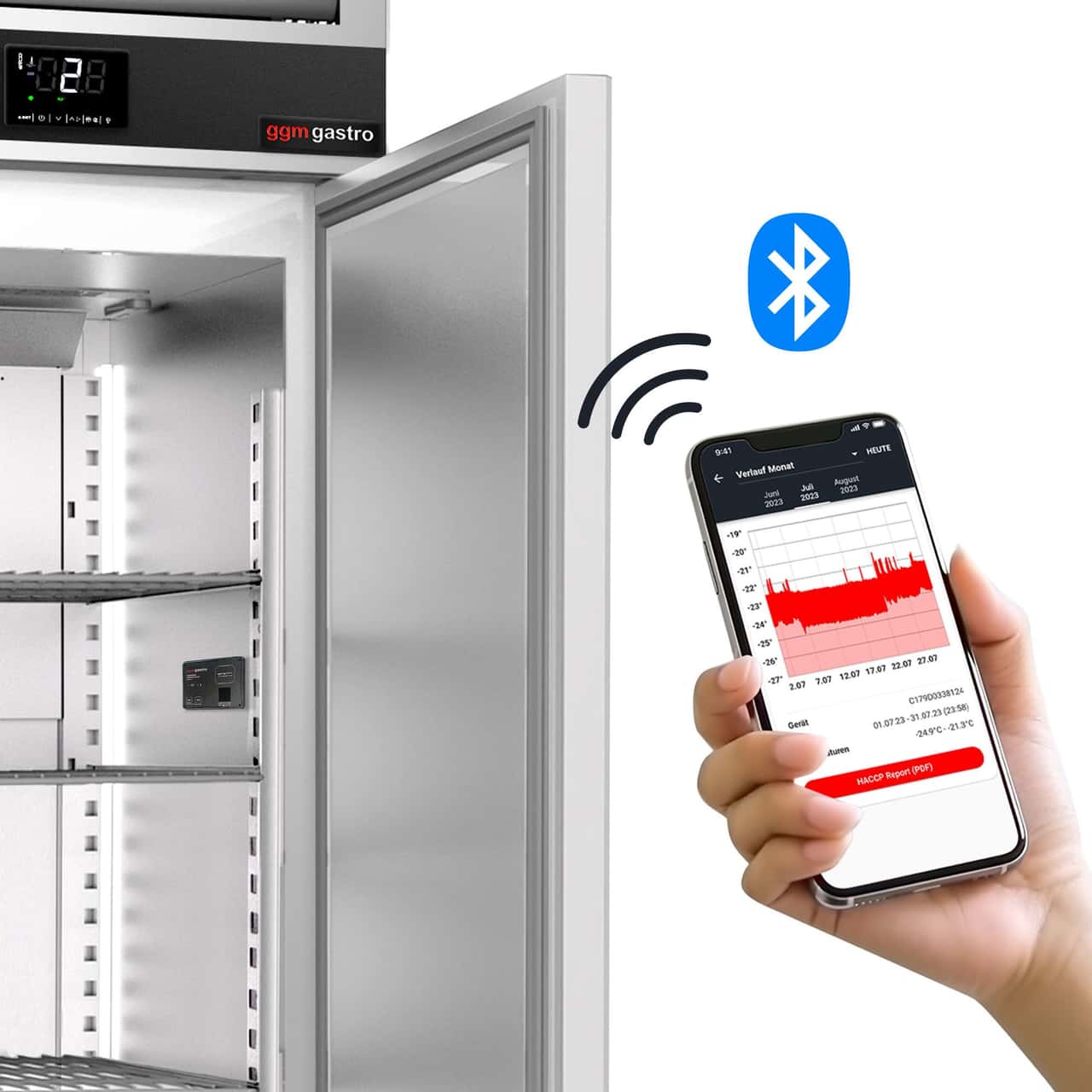 Automatisches Temperaturprotokoll - mit GGM Thermometer App