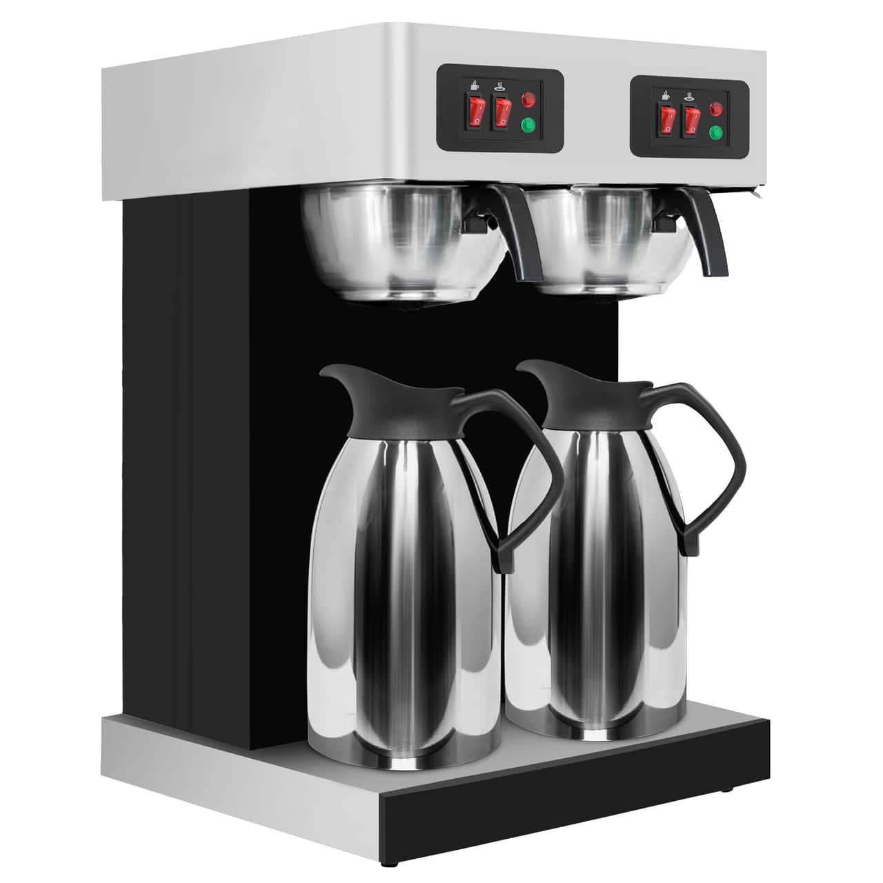 Filterkaffeemaschine - 2x 2 Liter - 3,8 kW - inkl. 2 Isolierkannen