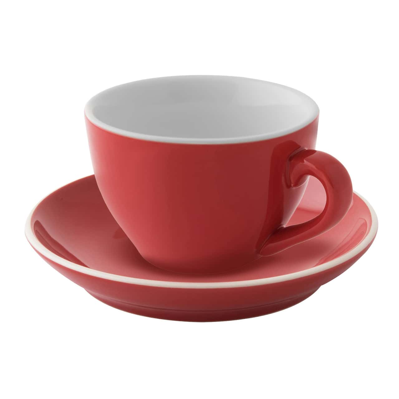 (6 Stück) COLORS - Cappuccinountertasse - Ø 140mm - Rot