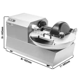 Horizontaler Cutter - 12 Liter - 750 Watt - 230 Volt - 1440rpm