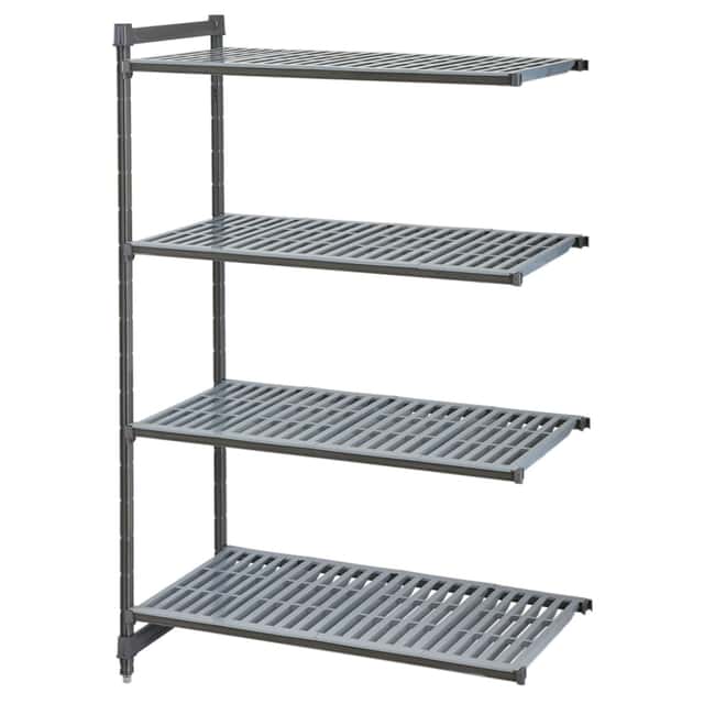 CAMBRO | Camshelving® - Basics Plus Anbauregal - mit geschlitzten Regalböden