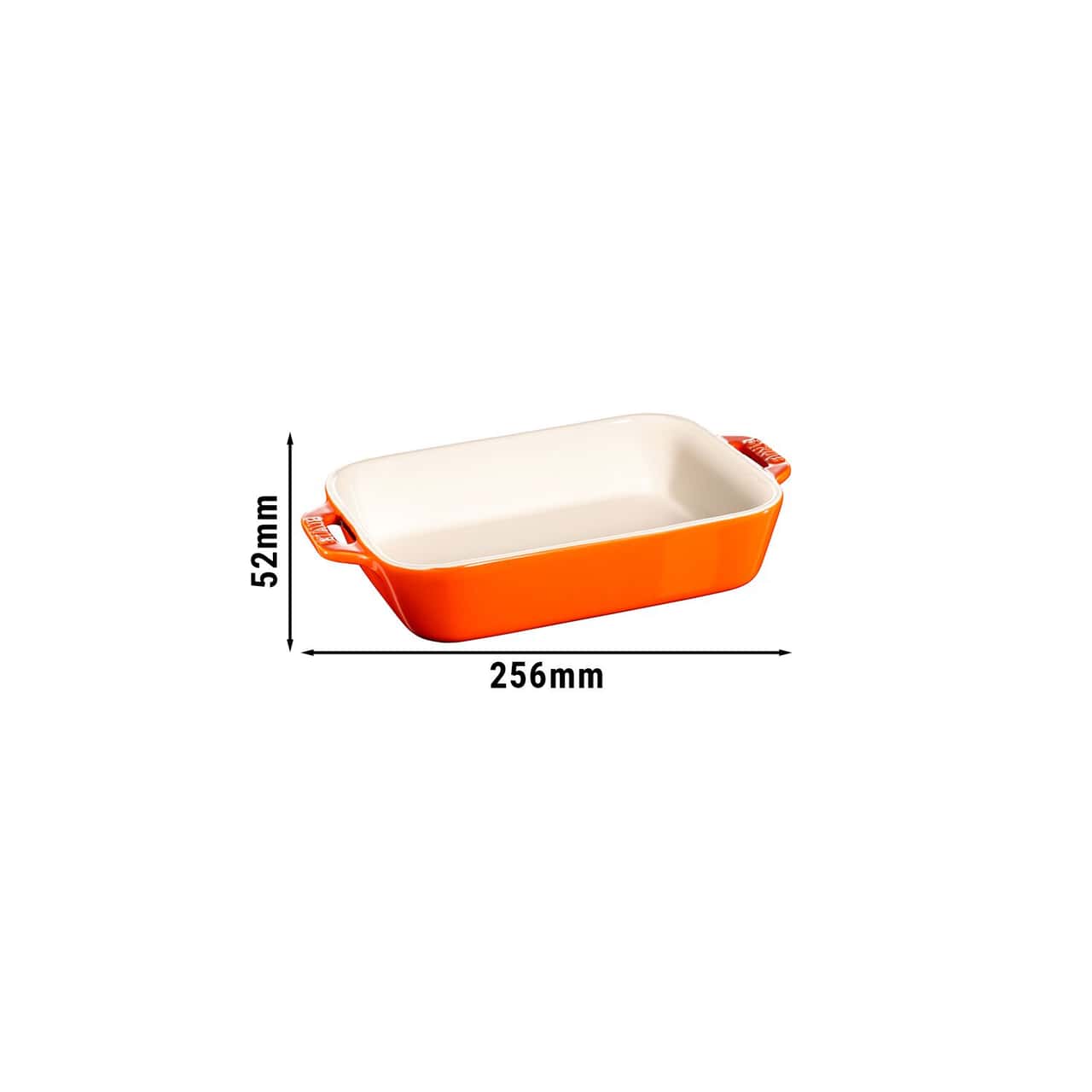 STAUB | CERAMIQUE - Auflaufform - 200x160mm - Keramik - Orange