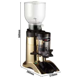 Kaffeemühle - Gold - 2kg - 400 Watt - 63dB