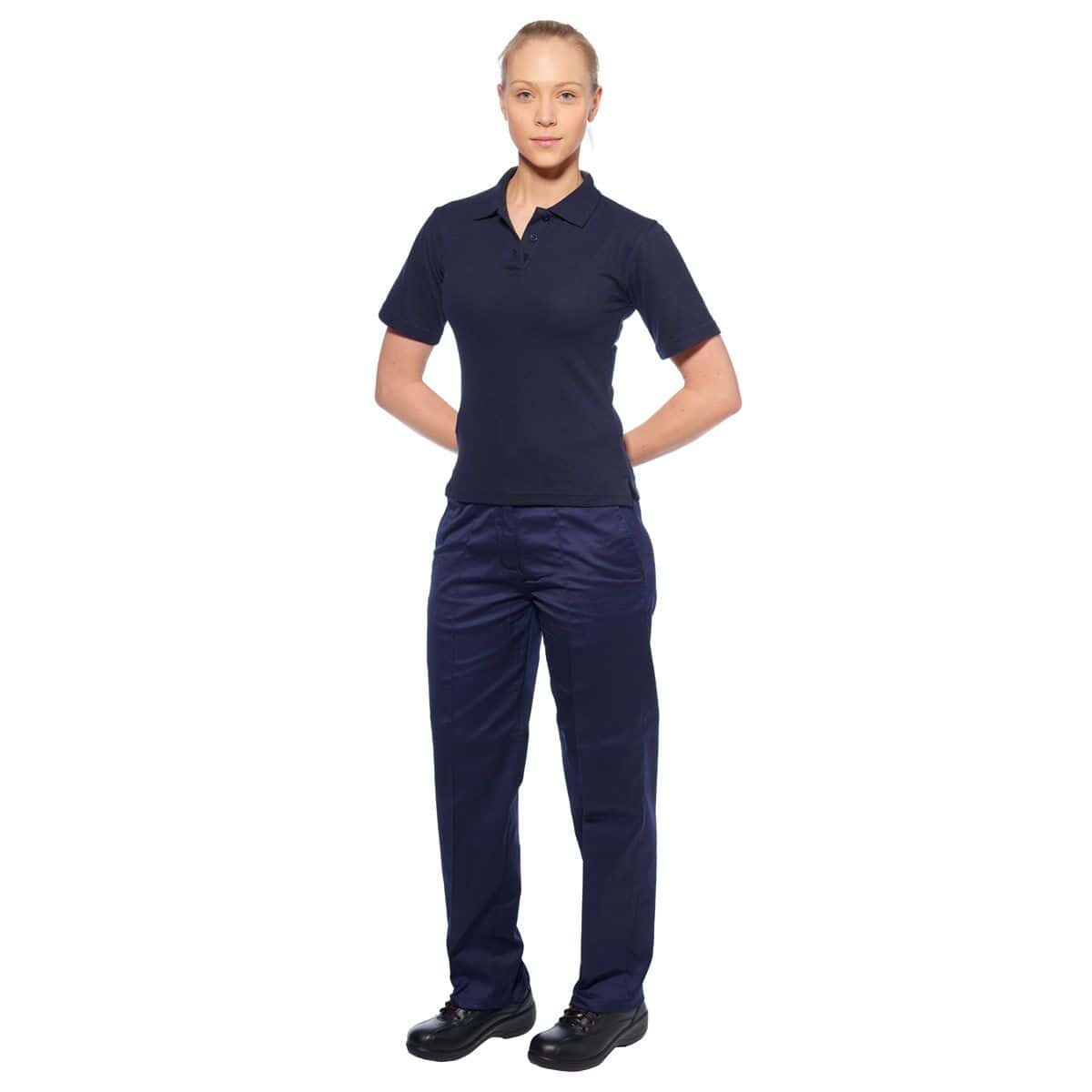 Damen Poloshirt - Marine - Größe: XS