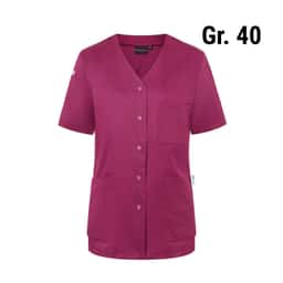 KARLOWSKY | Kurzarm Damenkasack Essential - Fuchsia - Größe: 40