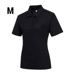 Damen Poloshirt - Schwarz - Größe: M