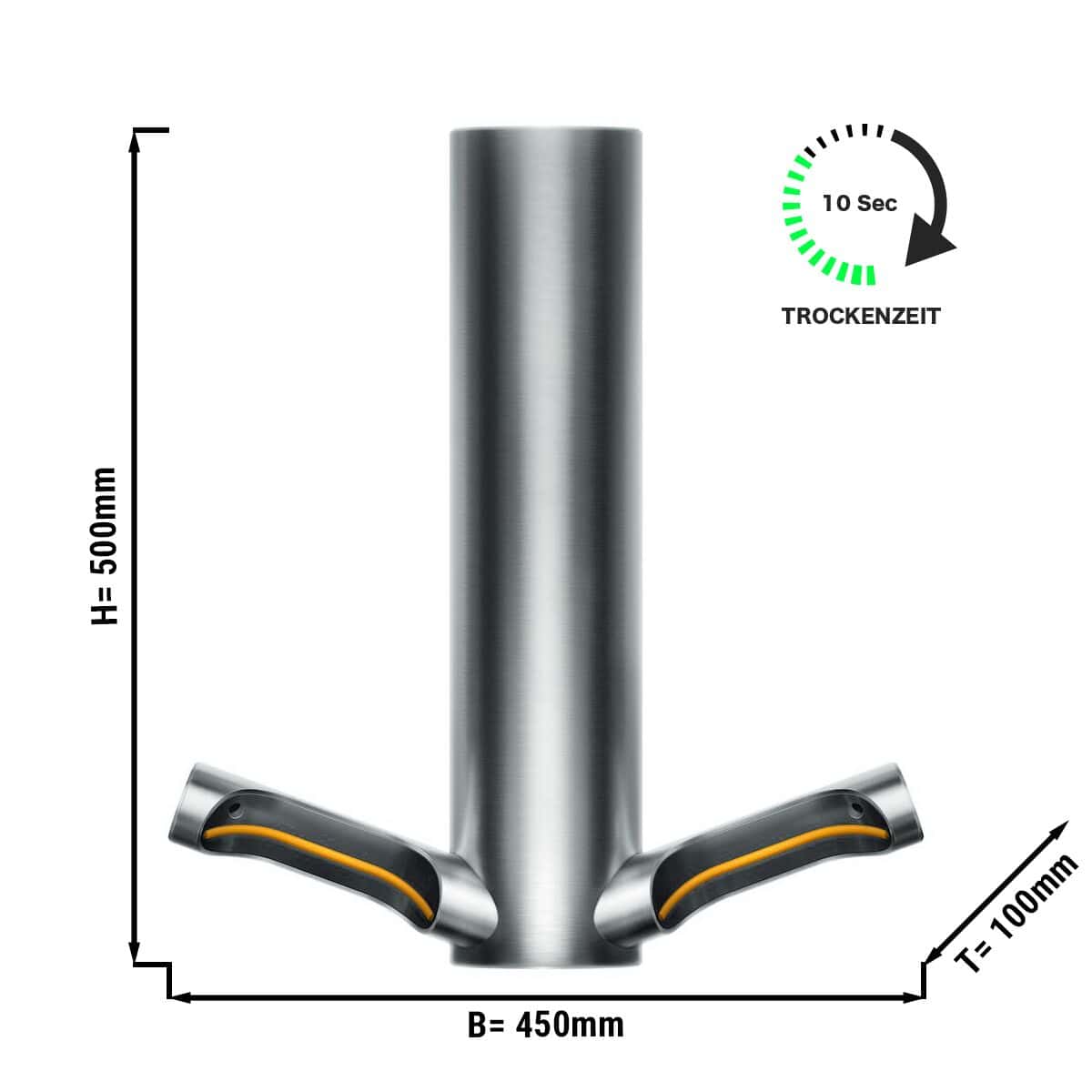 Dyson vysoušeč rukou s HEPA filtrem - kartáčovaný nerez 