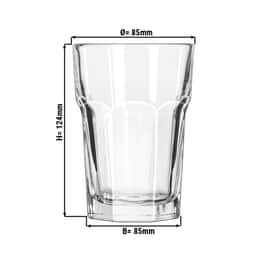 (12 Stück) Longdrinkglas - GIBRALTAR - 355 ml - Transparent