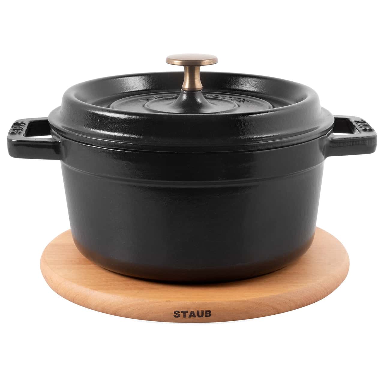 STAUB | SPECIALITIES - Untersetzer magnetisch - 160mm - Braun - Buche