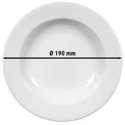 (6 pieces) Seltmann Weiden - Salad plate - Ø 190 mm