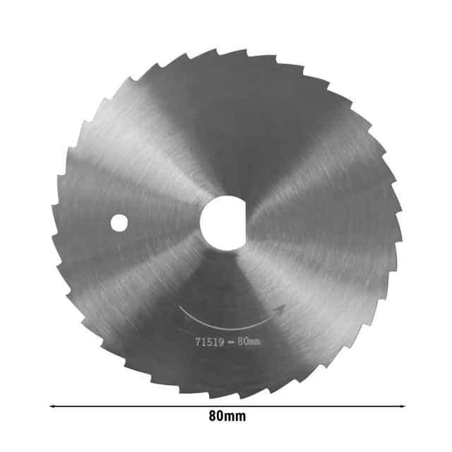 Rundes Schneidemesser - Ø 80 mm - gezahnt - für Dönerschneider für DSA80S