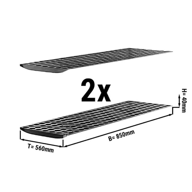 (2 Stück) Regalauflage - 0,85 m