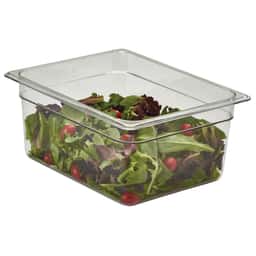 (6 kusů) CAMBRO | | CAMWEAR®  polykarbonátové nádoby GN 1/2 - čiré - hloubka 150 mm