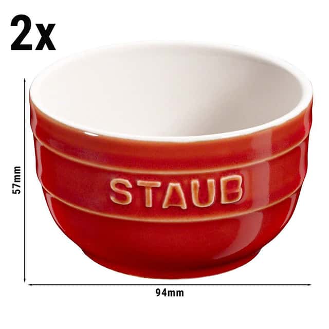 STAUB | CERAMIQUE - Förmchenset - 2-tlg - Keramik - Antik-Kupfer