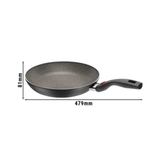 BALLARINI | CLICK & COOK GRANITIUM - Bratpfanne - Ø 280mm - Aluminium - Steinoptik grau