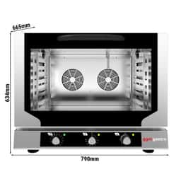 Heißluftofen KOMPAKT - Manuell - 4x GN 1/1 oder EN 60x40