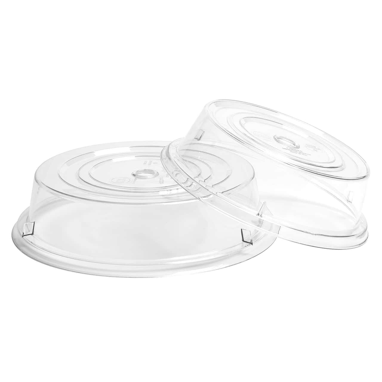 (12 Stück) CAMBRO | CAMCOVERS® - Tellerabdeckhaube aus Camwear® - Polycarbonat - ø 308mm - Transparent