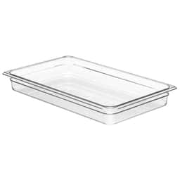 (6 Stück) CAMBRO | CAMWEAR® -  Polycarbonat GN-Behälter 1/1 - Clear - Tiefe 65 mm