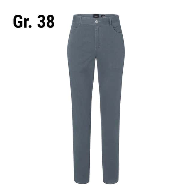 KARLOWSKY | Damen 5-Pocket-Hose - Anthrazit - Größe: 38