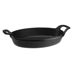 STAUB | SPECIALITIES - Auflaufform - oval - 210mm - Gusseisen - Schwarz