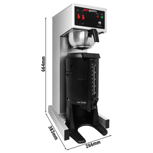 Filterkaffeemaschine - 2,5 Liter - 1,9 kW - mit automatischer Wasserbefüllung