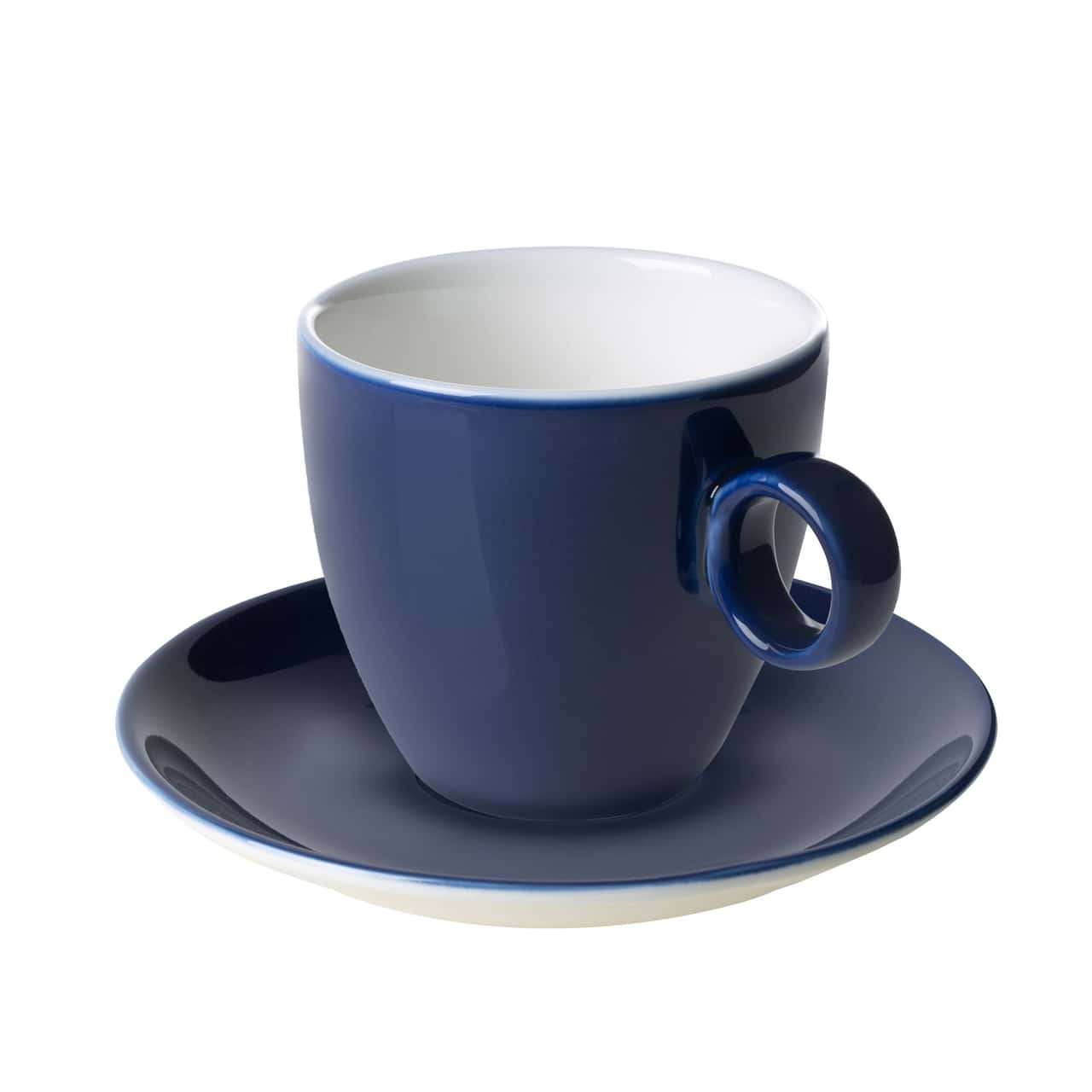 (6 Stück) BART COLOUR CAFE - Kaffeeuntertasse - Ø 135mm - Blau