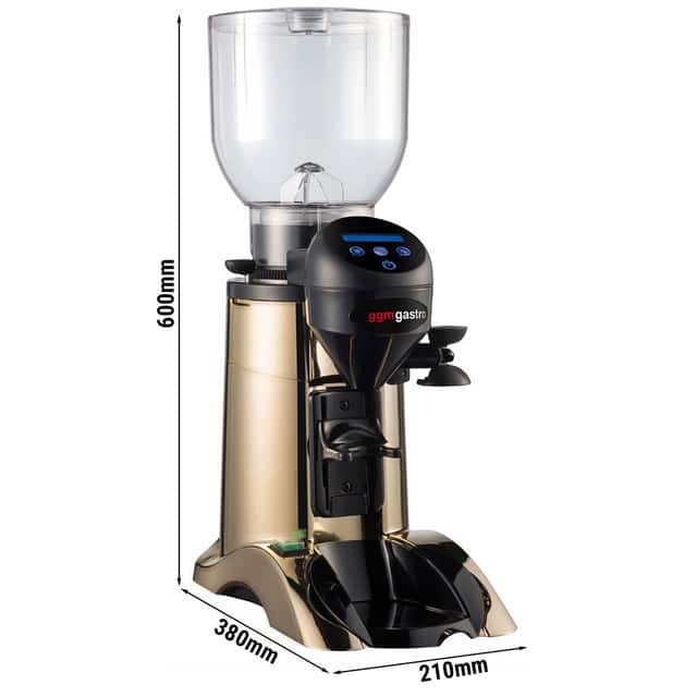 Kaffeemühle - Gold - 2kg - 356 Watt - 77dB