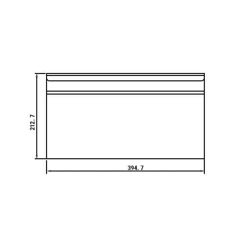 Schubladenblock PREMIUM - 3 Schubladen - Unterbaumodul 400x560mm - für ATK 600mm tief