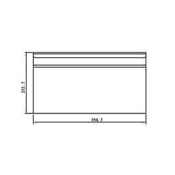 Schubladenblock PREMIUM - 3 Schubladen - Unterbaumodul 400x560mm - für ATK 600mm tief