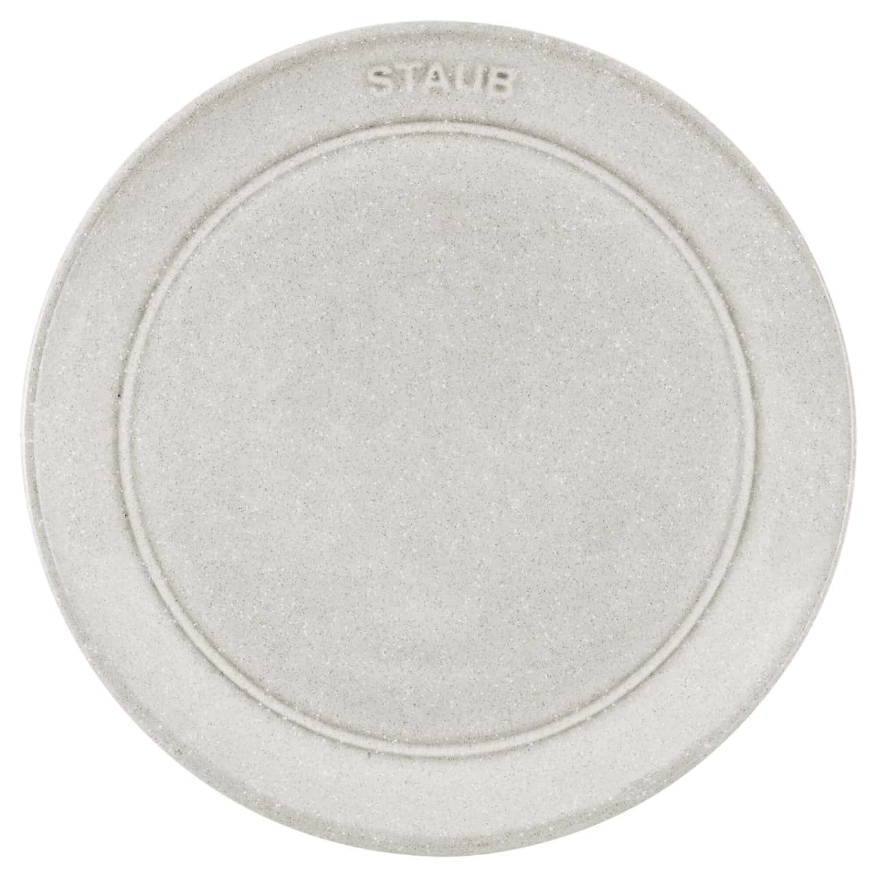 STAUB | DINING LINE - Talíř - mělký - Ø 150 mm - keramika - bílý lanýž