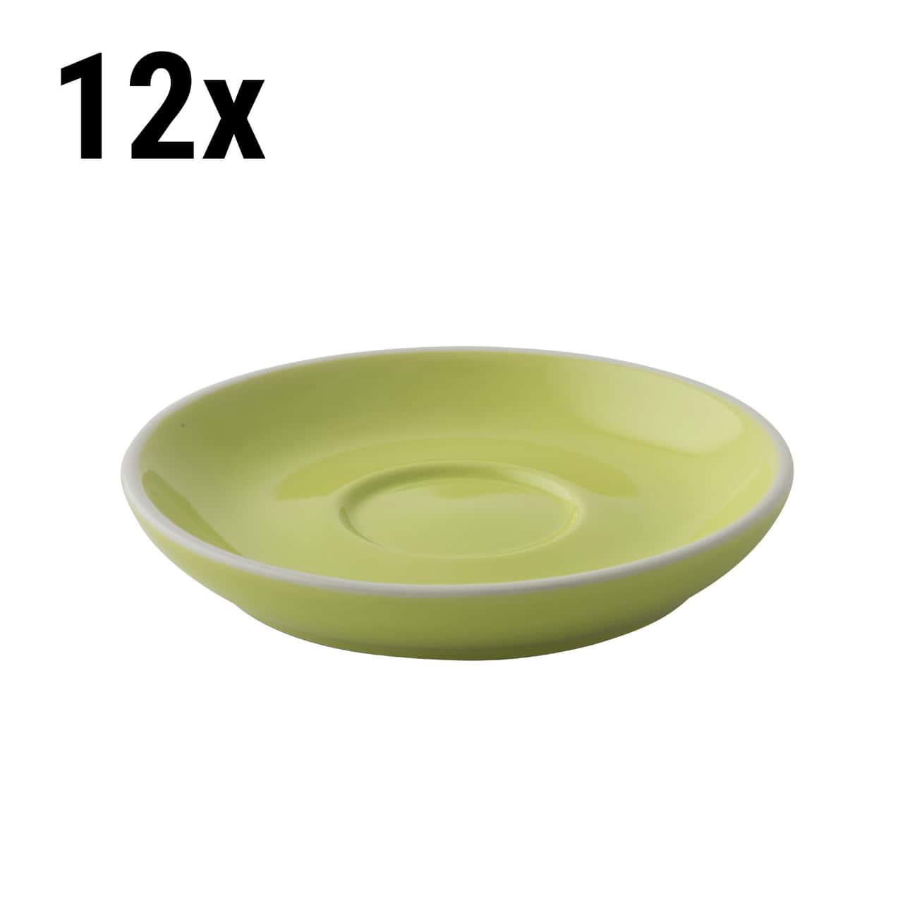 (12 Stück) COLORS - Kaffeeuntertasse - Ø 12 cm - Lime