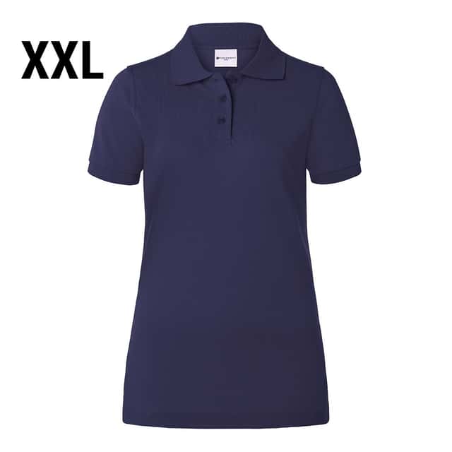 KARLOWSKY | Damen Workwear Poloshirt Basic - Marine - Größe: 2XL