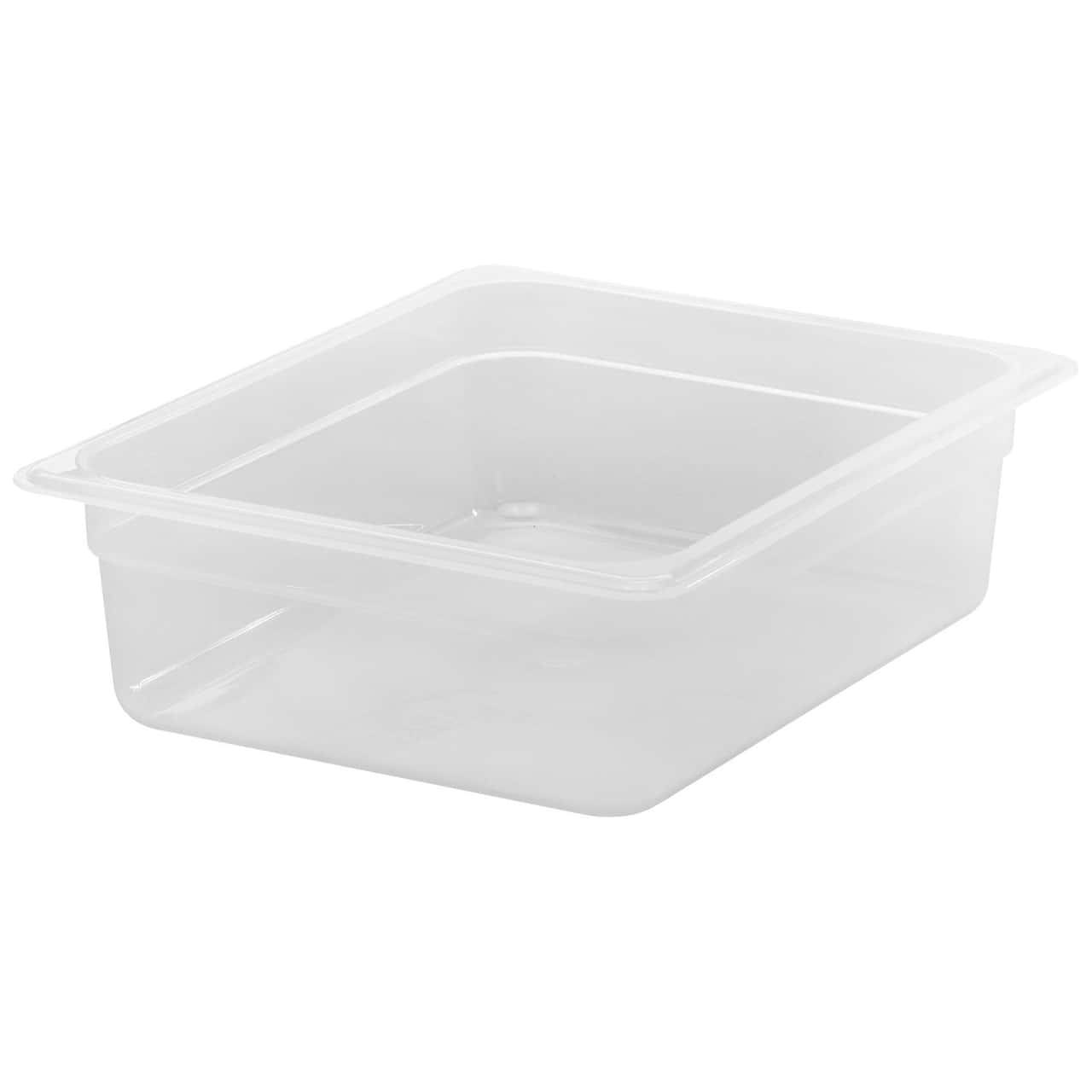 (6 kusů) CAMBRO | CAMWEAR® - polypropylenové GN nádoby 1/2 - mléčné - hloubka 100 mm