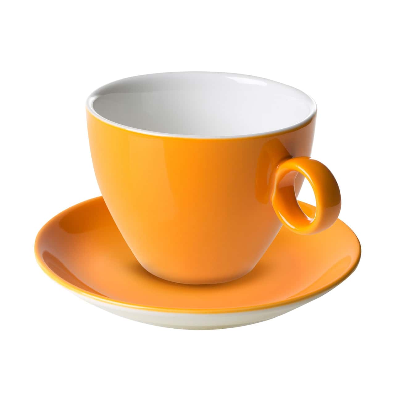 (6 Stück) BART COLOUR CAFE - Cappuccinountertasse - Ø 155mm - Orange