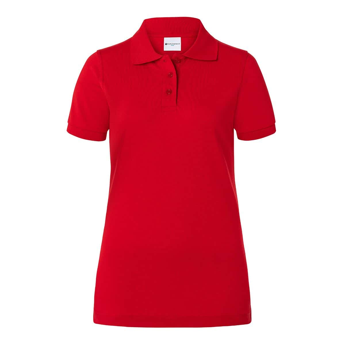 KARLOWSKY | Damen Workwear Poloshirt Basic - Rot - Größe: 2XL