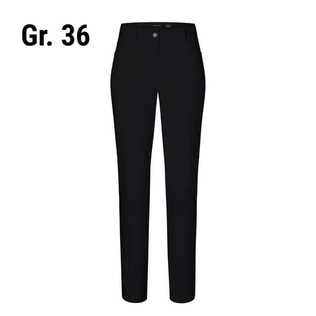 KARLOWSKY | Damen 5-Pocket-Hose - Schwarz - Größe: 36