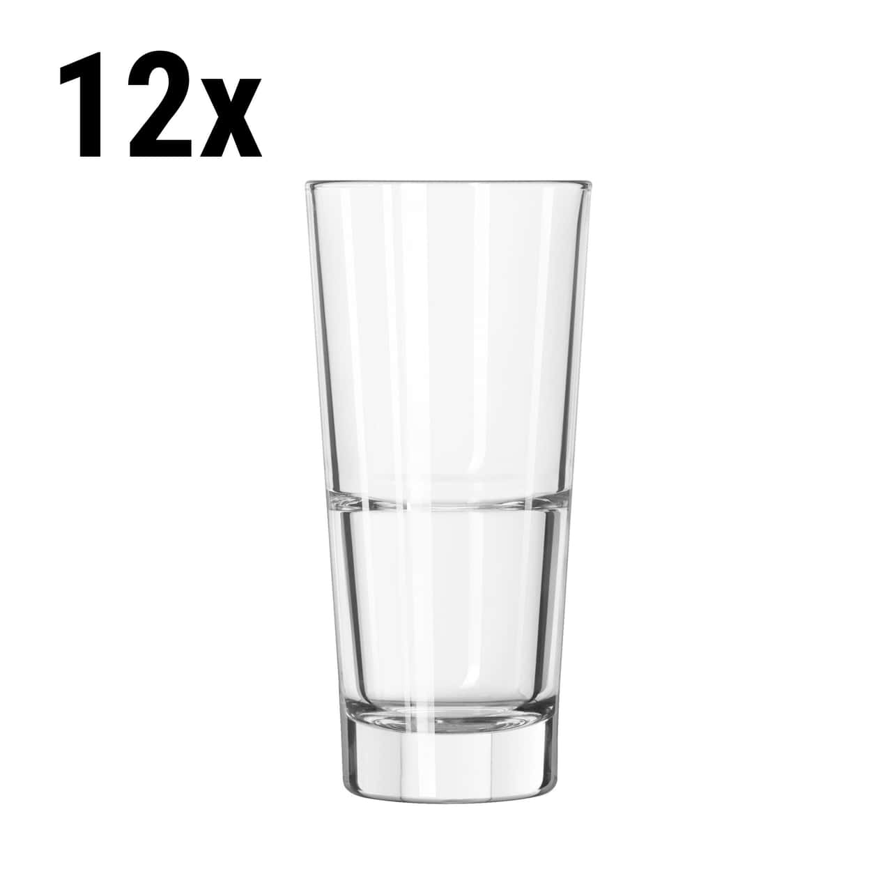 (12 Kusů) Sklenice na longdrink - GILDE - 355 ml - transparentní