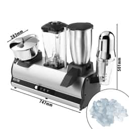 Kombi-Bargerät - Mixer, Eiscrusher, Milchshaker & Zitruspresse