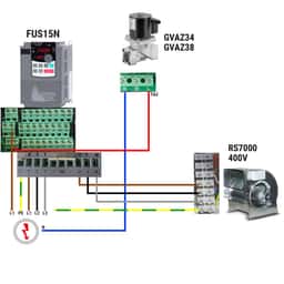 Radialventilator 7000 m³ pro Std. - für Airboxen