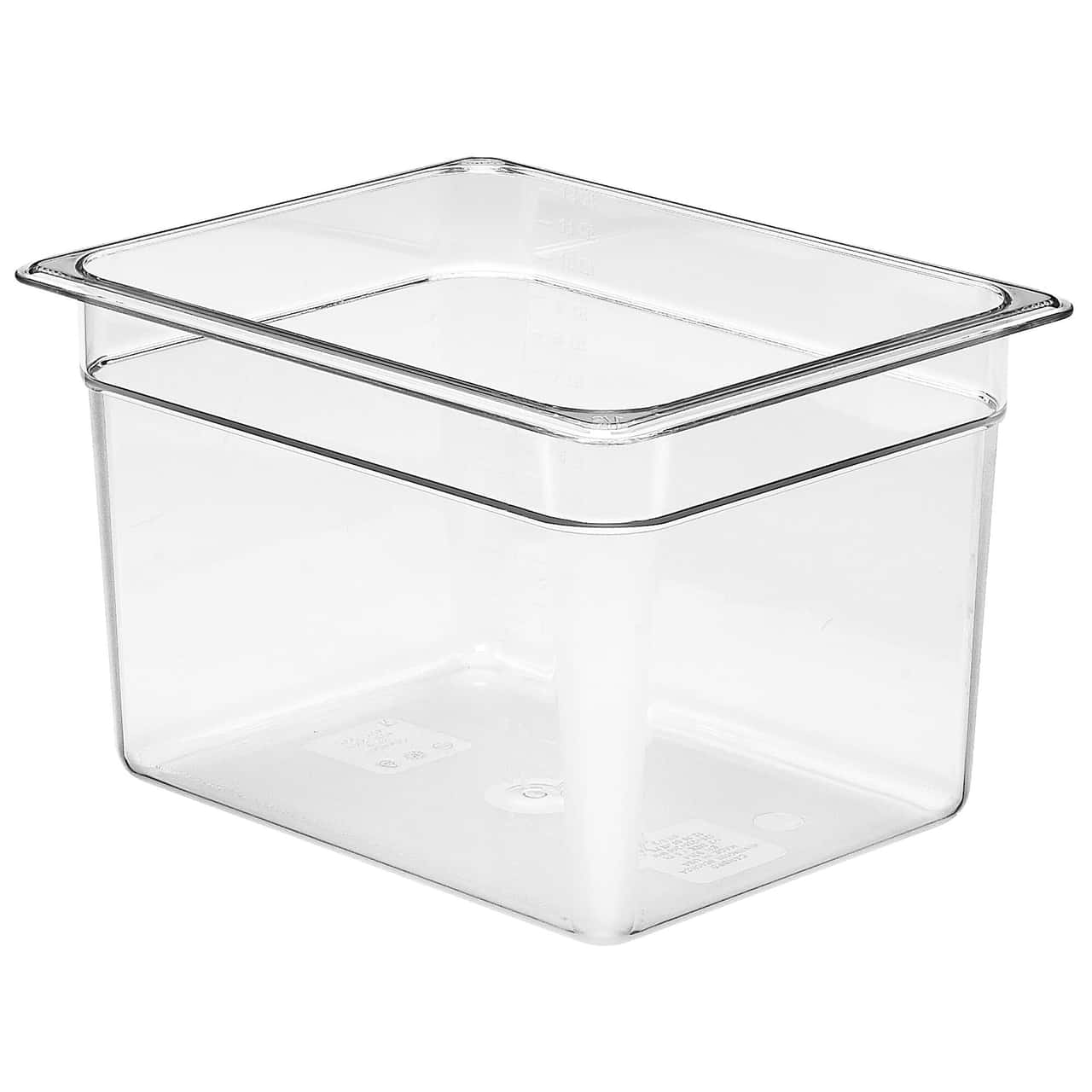 (6 Stück) CAMBRO | CAMWEAR® -  Polycarbonat GN-Behälter 1/2 - Clear - Tiefe 200 mm