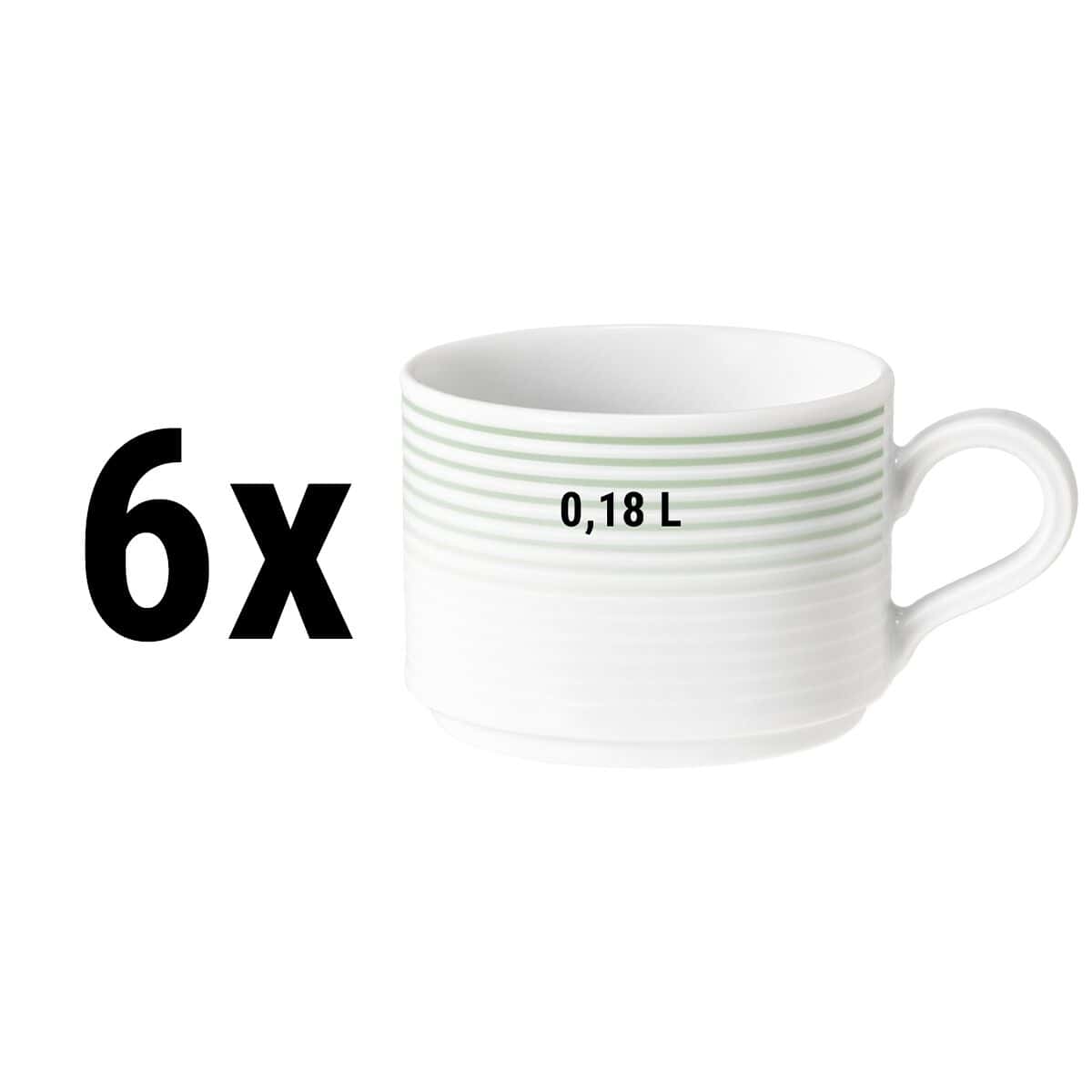 (6 pieces) Seltmann Weiden - coffee cup - 0,18 liter