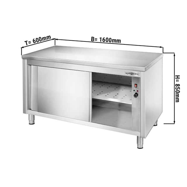 Wärmeschrank PREMIUM - 1600x600mm