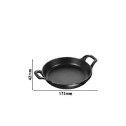 STAUB | SPECIALITIES - Auflaufform - Ø 120mm - Gusseisen - Schwarz