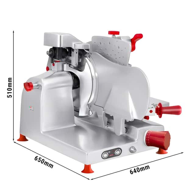 BERKEL | Aufschnittmaschine Domina als Senkrechtschneider - 300 Watt - Messer: Ø 315mm - Mit Einspannarm